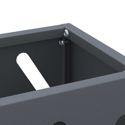 Stand per Ombrelli da Pioggia Antracite 28 x 12 x 41 cm Acciaio | homemem39