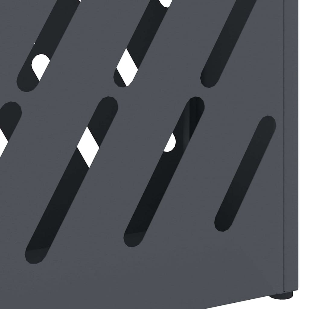 Stand per Ombrelli da Pioggia Antracite 28 x 12 x 41 cm Acciaio | homemem39