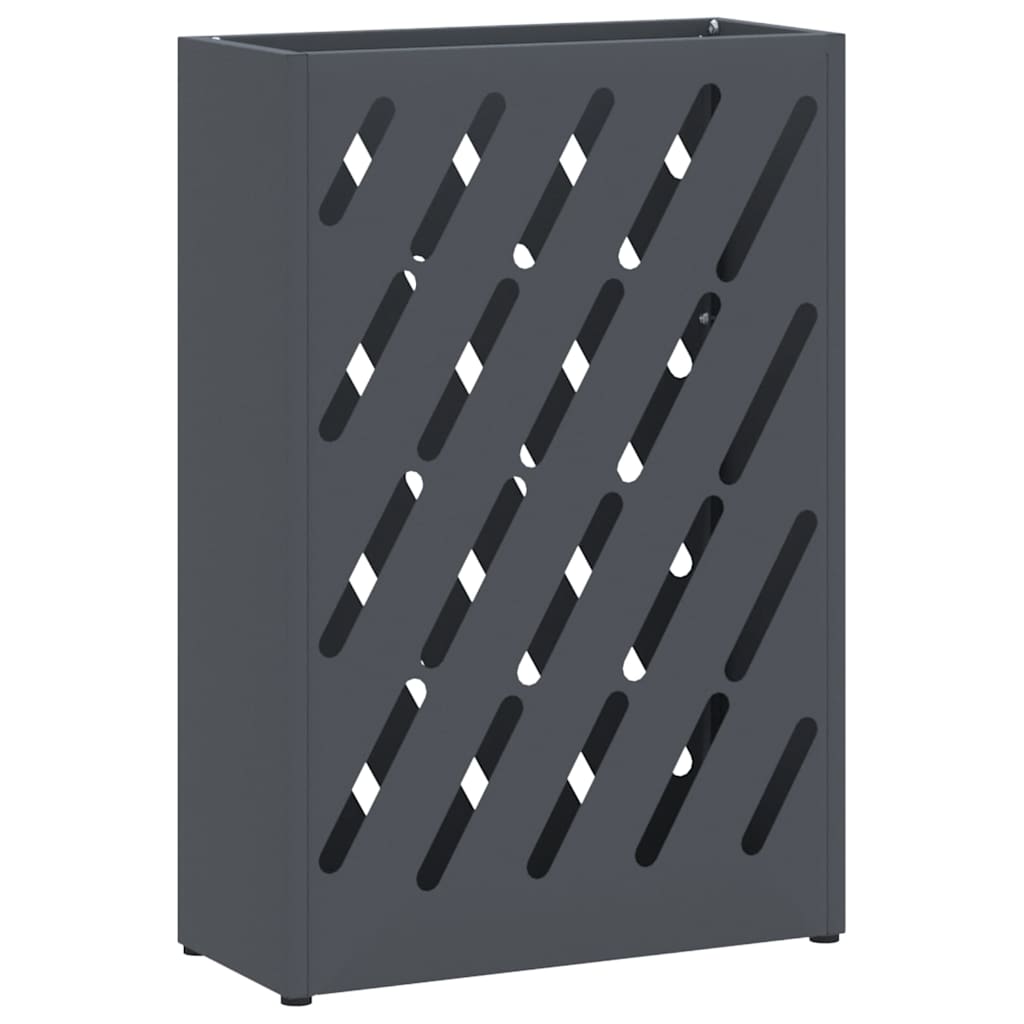 Stand per Ombrelli da Pioggia Antracite 28 x 12 x 41 cm Acciaio | homemem39