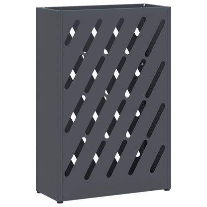 Stand per Ombrelli da Pioggia Antracite 28 x 12 x 41 cm Acciaio | homemem39