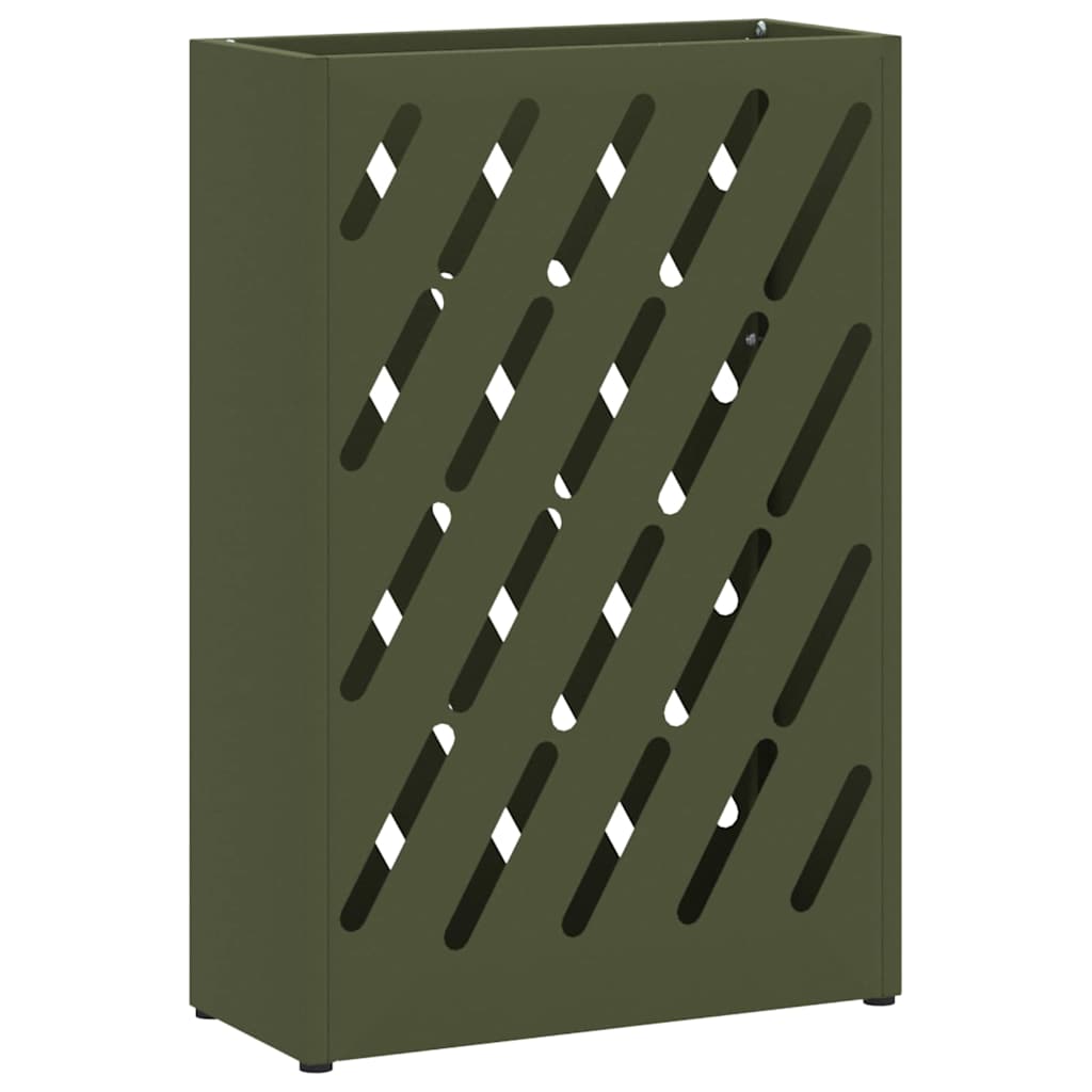 Stand per Ombrelli da Pioggia Verde Oliva 28 x 12 x 41 cm | homemem39