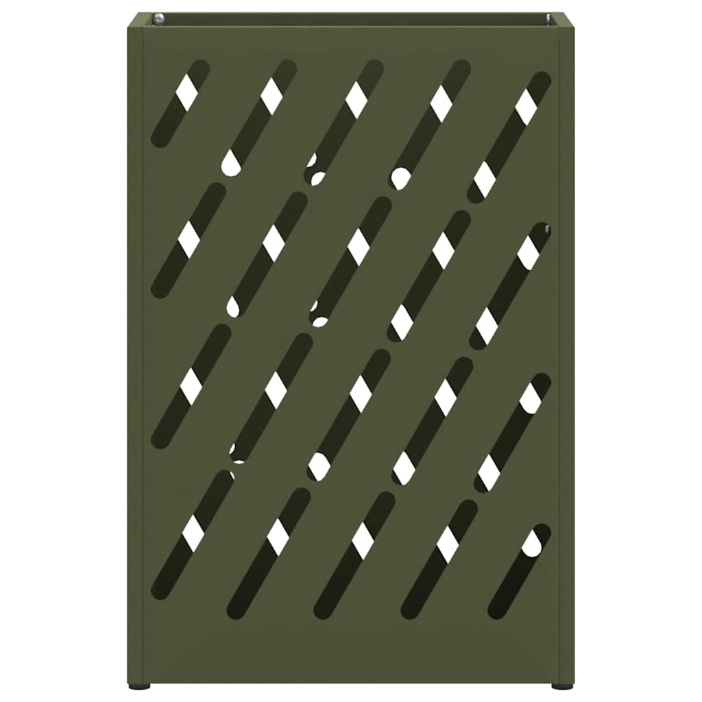 Stand per Ombrelli da Pioggia Verde Oliva 28 x 12 x 41 cm | homemem39