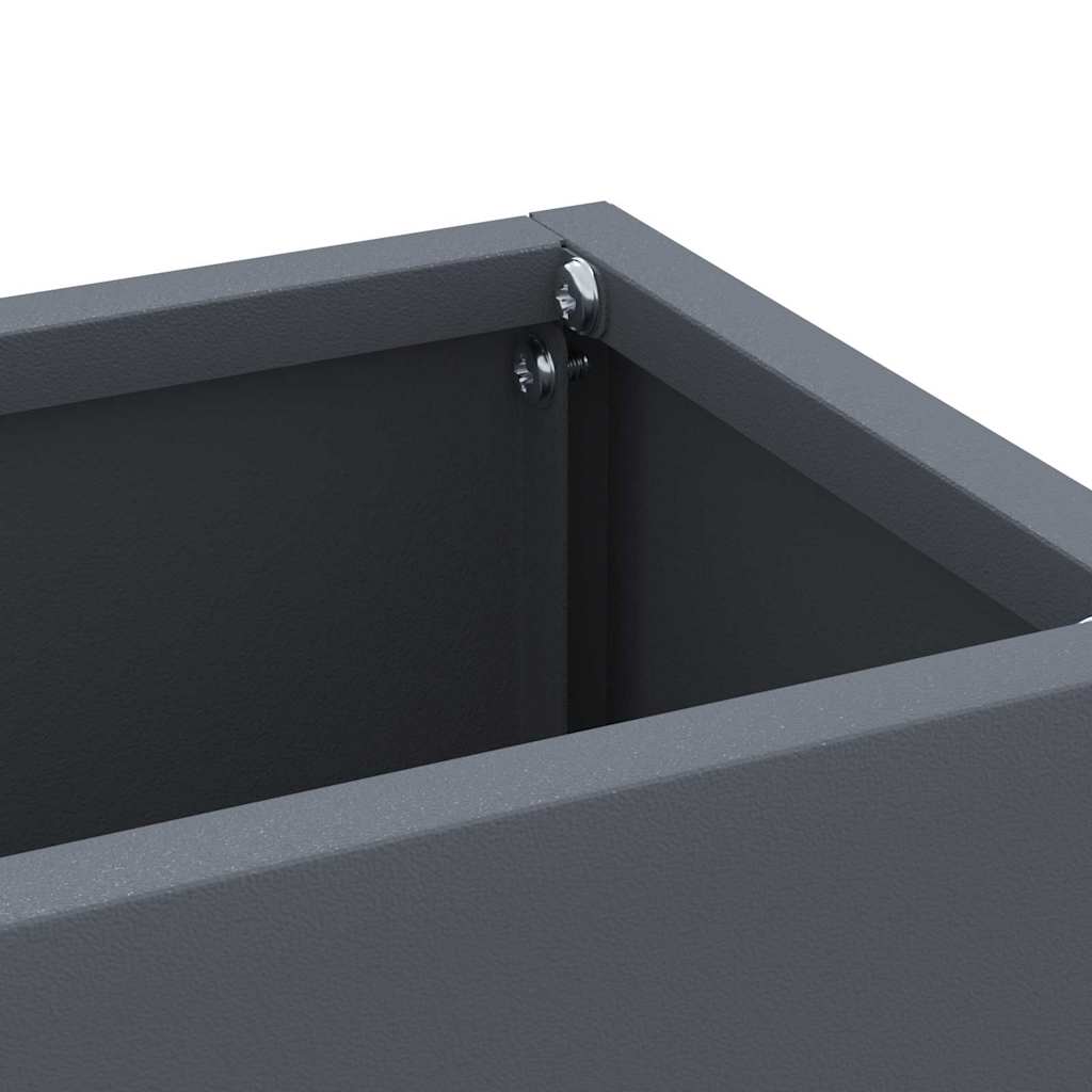 Stand per Ombrelli da Pioggia Antracite 28 x 12 x 41 cm Acciaio | homemem39