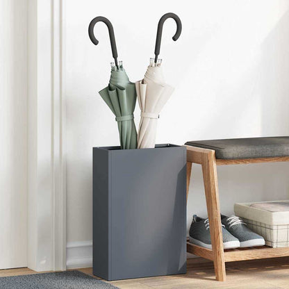 Stand per Ombrelli da Pioggia Antracite 28 x 12 x 41 cm Acciaio | homemem39