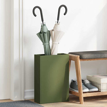 Stand per Ombrelli da Pioggia Verde Oliva 28 x 12 x 41 cm | homemem39
