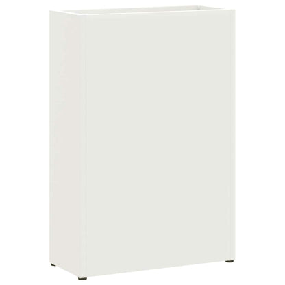 Stand per Ombrelli da Pioggia Bianco 28 x 12 x 41 cm Acciaio | homemem39