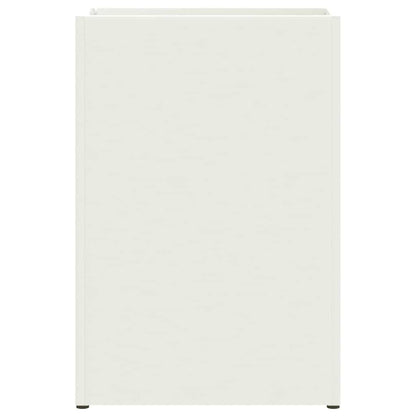 Stand per Ombrelli da Pioggia Bianco 28 x 12 x 41 cm Acciaio | homemem39