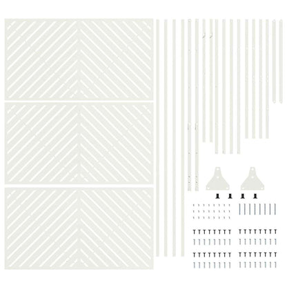 Schermo per Privacy Bianco Acciaio