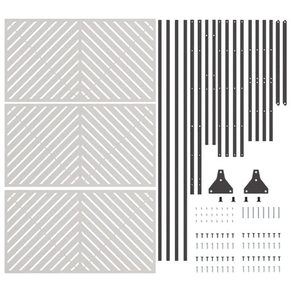 Schermo per Privacy Grigio Acciaio