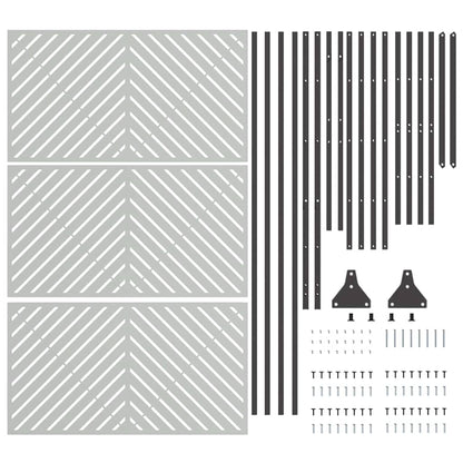 Schermo per Privacy Grigio Acciaio