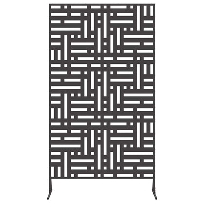 Schermo per Privacy Nero 100 x 50 x 180 cm Acciaio