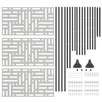 Schermo per Privacy Grigio Acciaio