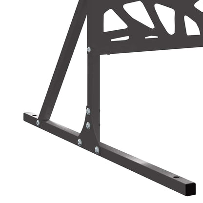 Schermo per Privacy Nero 100 x 50 x 180 cm Acciaio