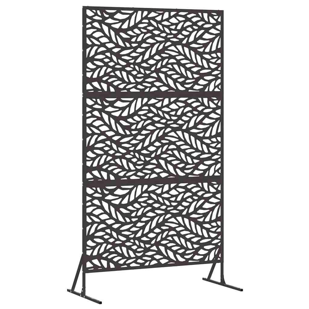 Schermo per Privacy Nero 100 x 50 x 180 cm Acciaio