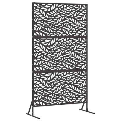 Schermo per Privacy Nero 100 x 50 x 180 cm Acciaio