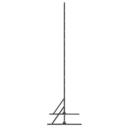 Schermo per Privacy Nero 100 x 50 x 180 cm Acciaio