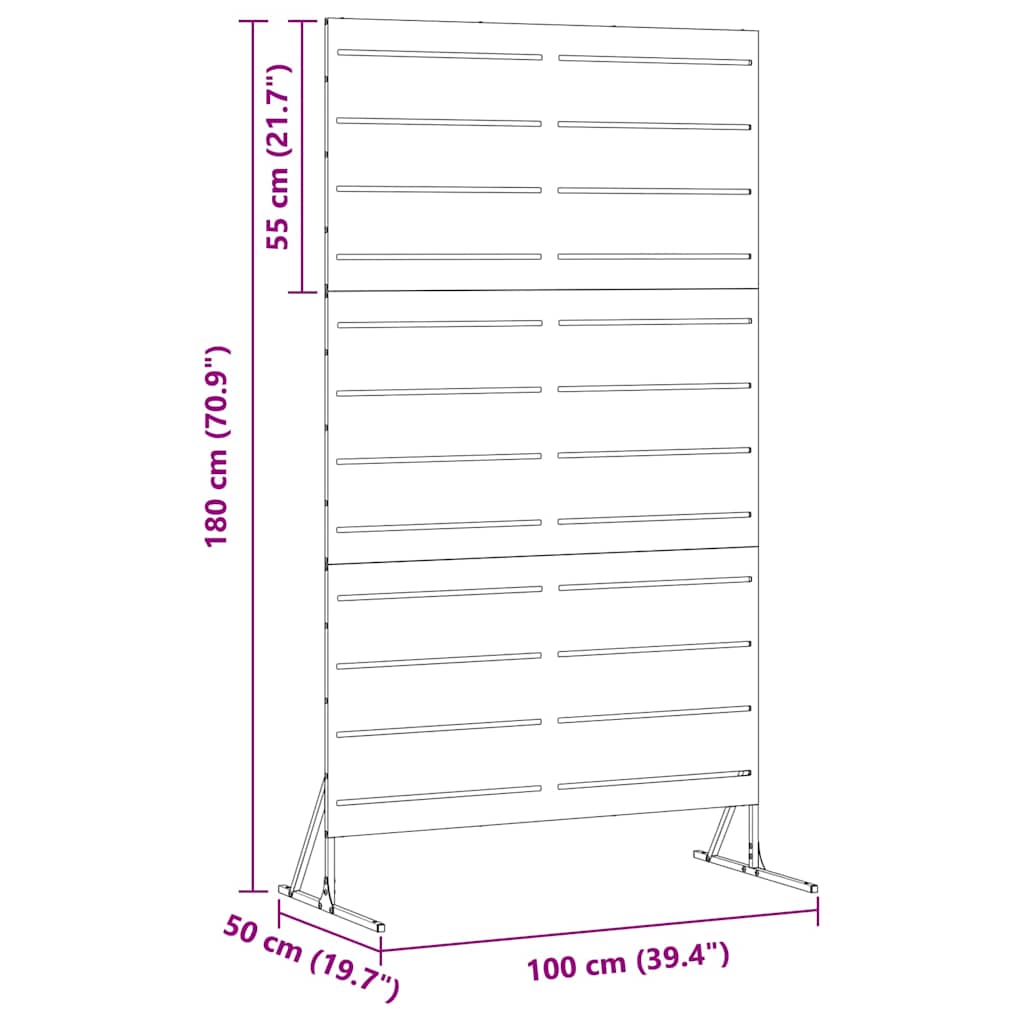 Schermo per Privacy Grigio Acciaio