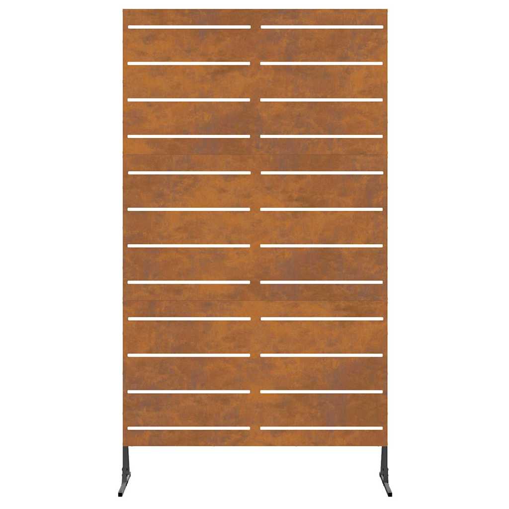 Schermo per Privacy Grigio 100 x 50 x 180 cm Acciaio CorTen