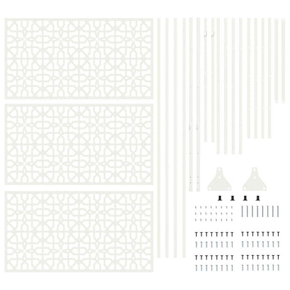 Schermo per Privacy Bianco Acciaio