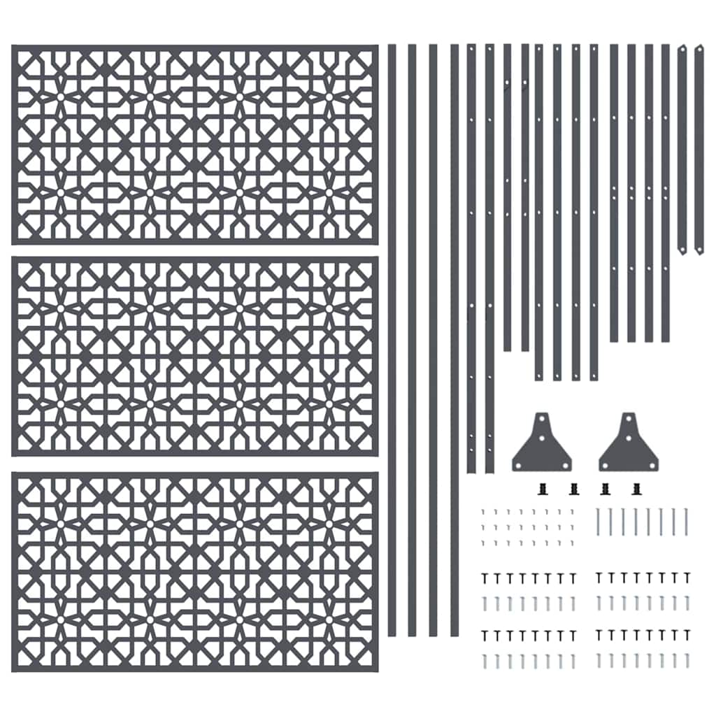 Schermo per Privacy Antracite Acciaio