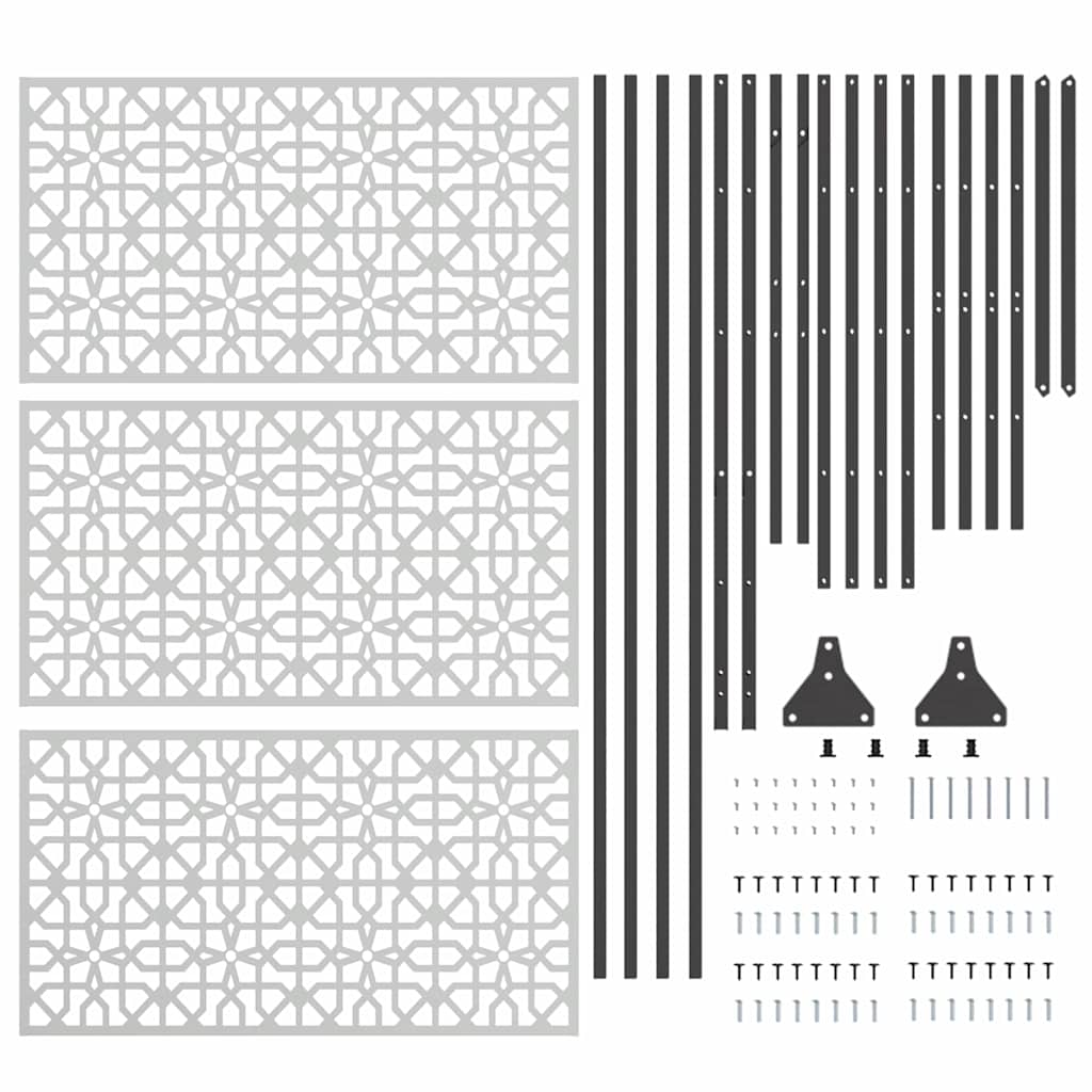 Schermo per Privacy Grigio Acciaio