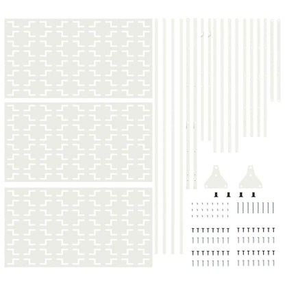 Schermo per Privacy Bianco Acciaio