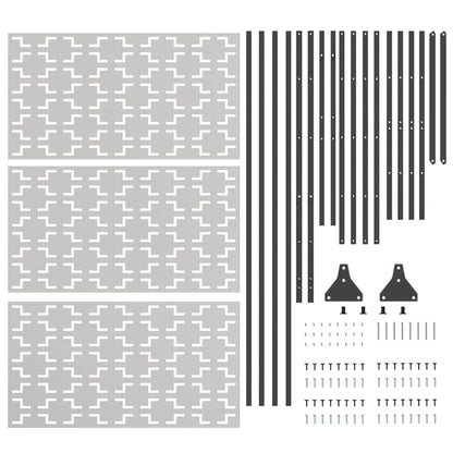 Schermo per Privacy Grigio Acciaio