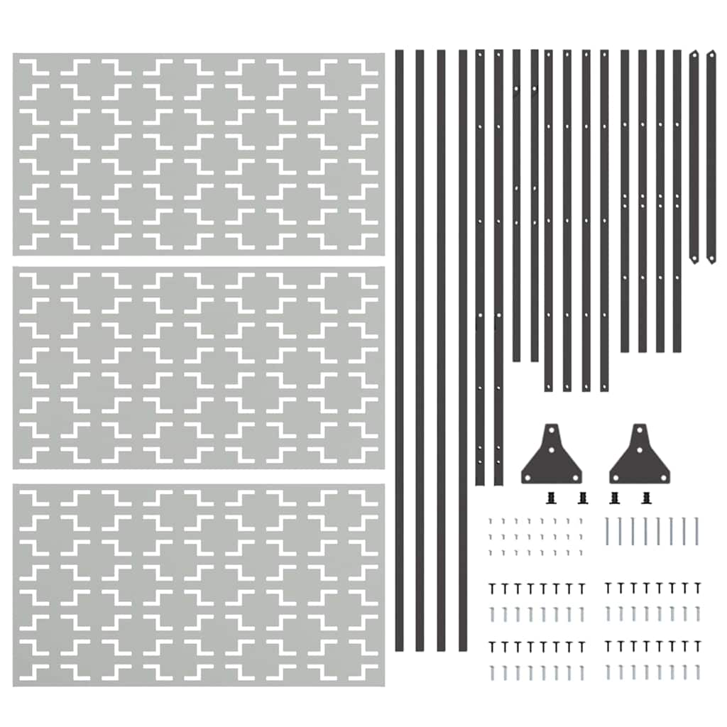 Schermo per Privacy Grigio Acciaio