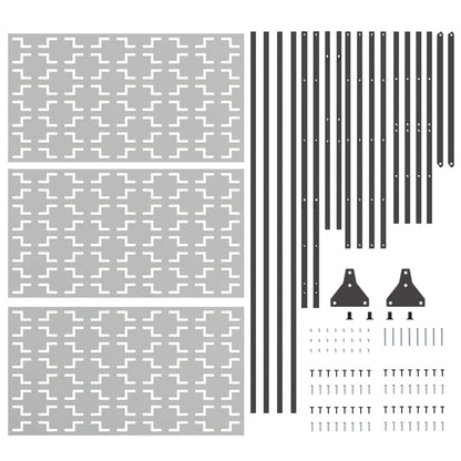 Schermo per Privacy Grigio Acciaio