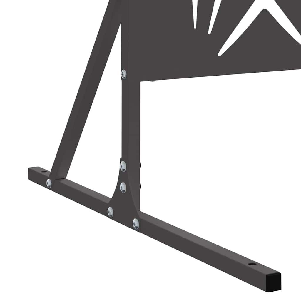 Schermo per Privacy Nero Acciaio