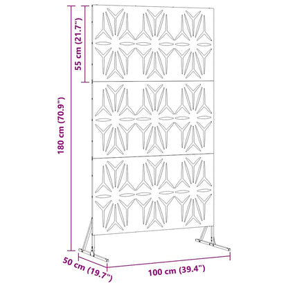 Schermo per Privacy Antracite Acciaio
