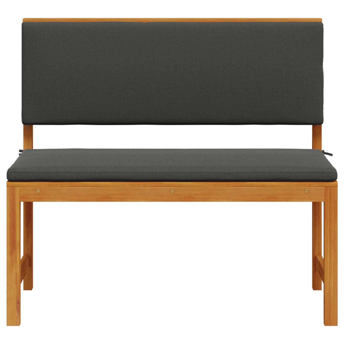 Sedia da Giardino con cuscino Marrone 100 x 50 x 91cm