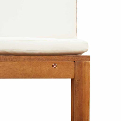 Sedia da giardino senza braccioli 2 pcs Marrone 50 x 50 x 91cm - homemem39