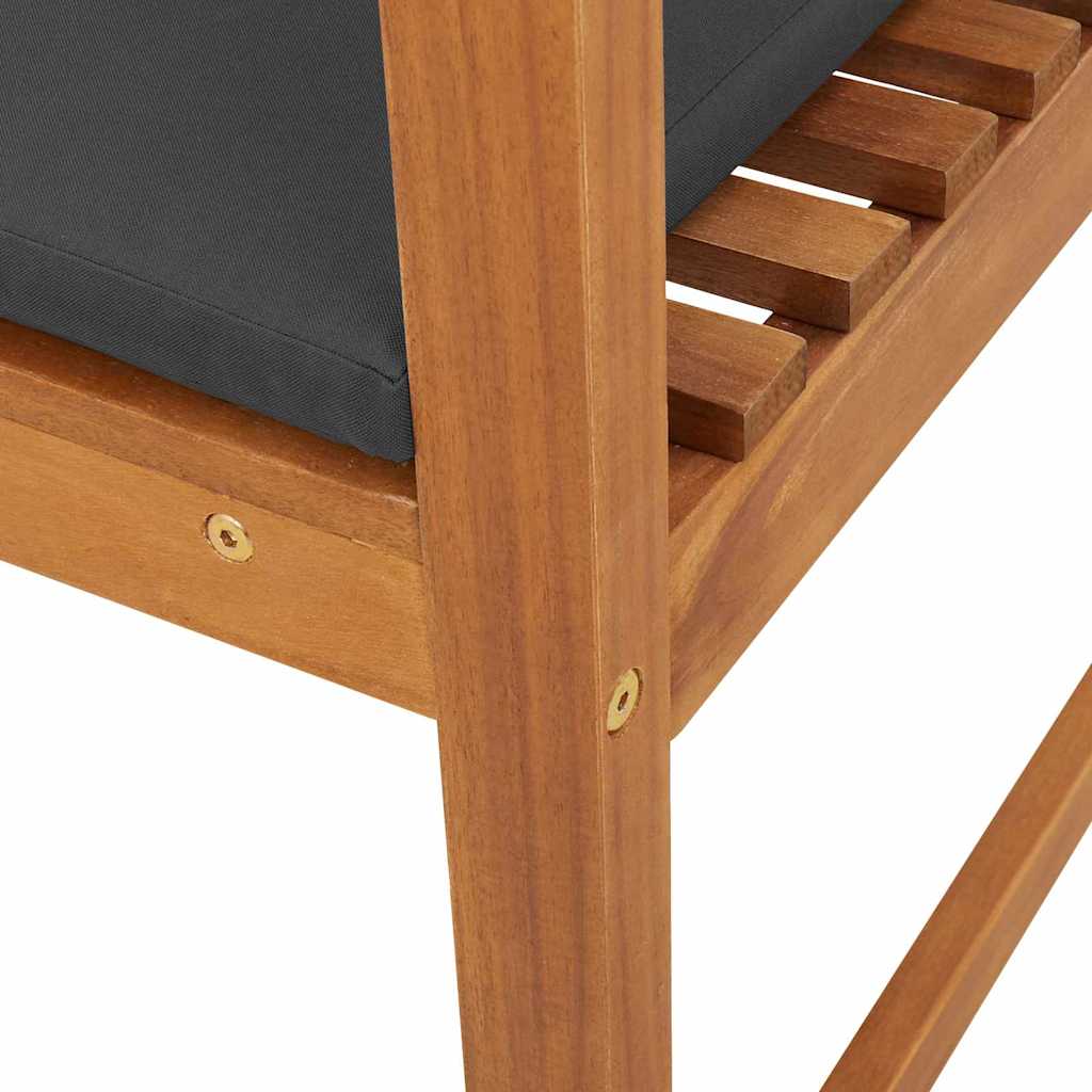 Sedia da Giardino 2 pcs Marrone 50 x 50 x 91cm - homemem39