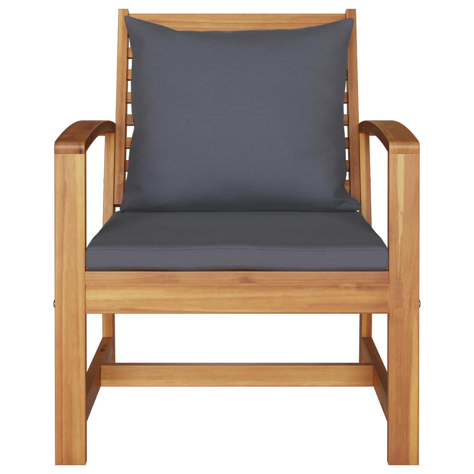 Sedia 2 Pezzo Marrone e grigio scuro 65 x 60 x 76,5 cm | homemem39