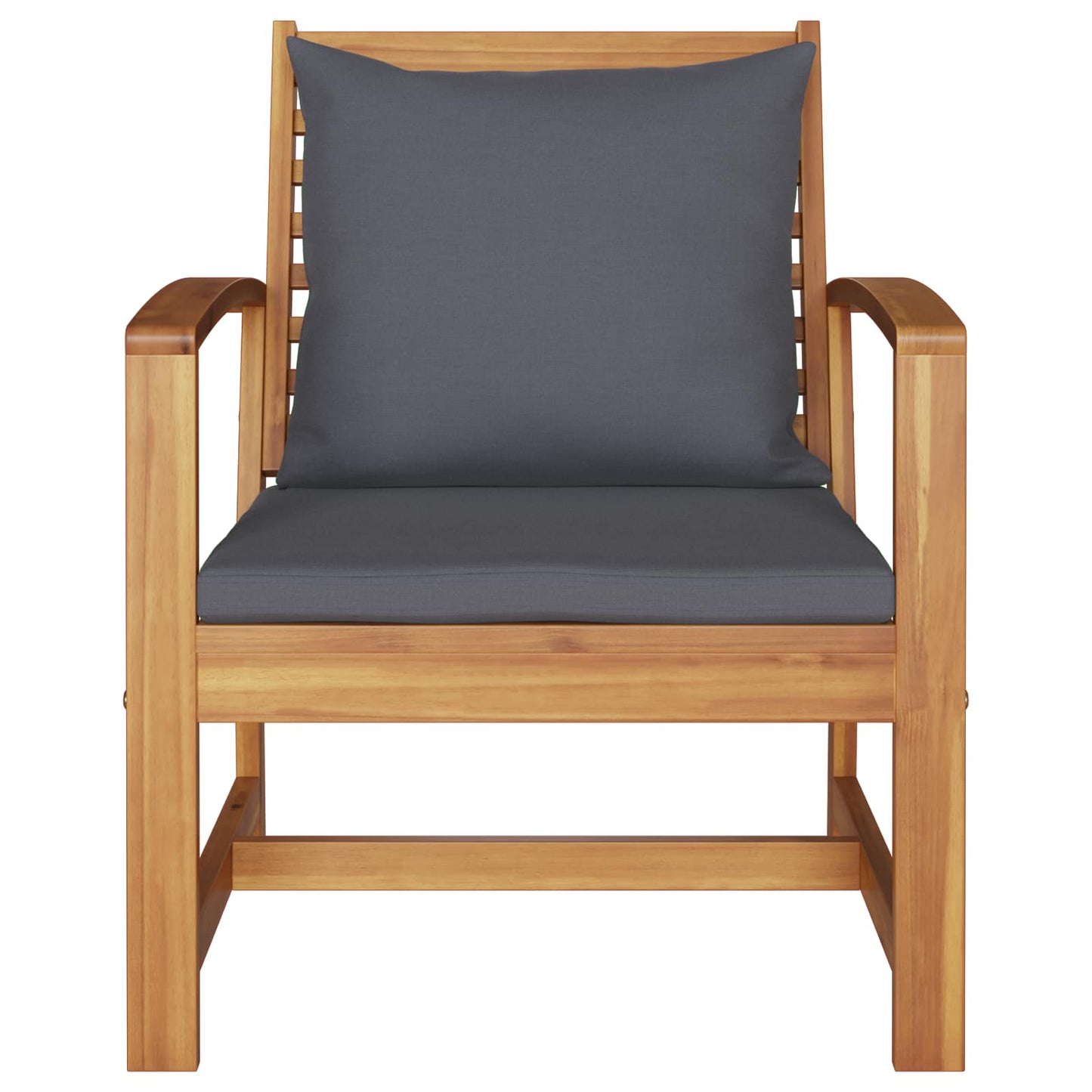 Sedia 2 pcs Marrone e grigio scuro 65 x 60 x 76,5 cm