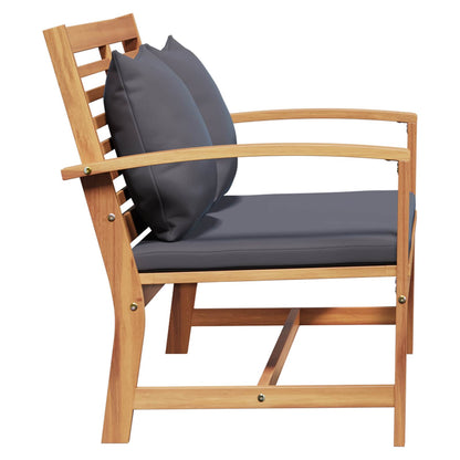 Set Panchina e Tavolo da Giardino con Cuscini 2 Pezzo | homemem39