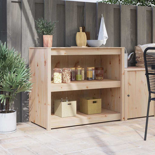 Mobile da cucina con lo scaffale Marrone 106 x 55 x 92 cm