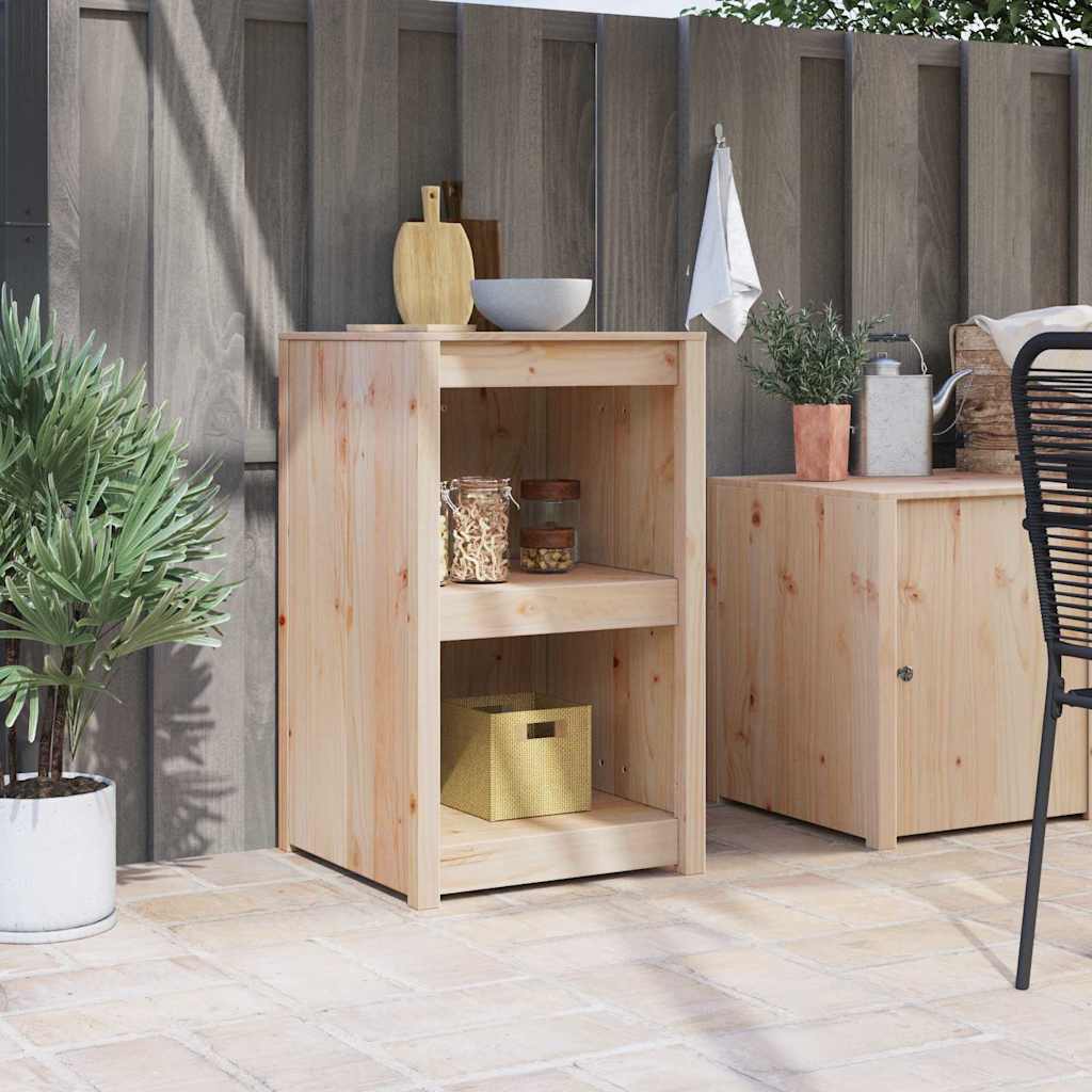 Mobile da cucina Marrone 55 x 55 x 92 cm Legno massello di pino