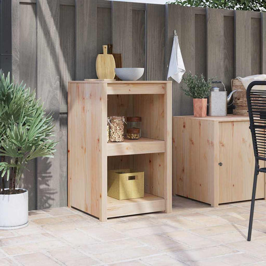 Mobile da cucina Marrone 55 x 55 x 92 cm Legno massello di pino