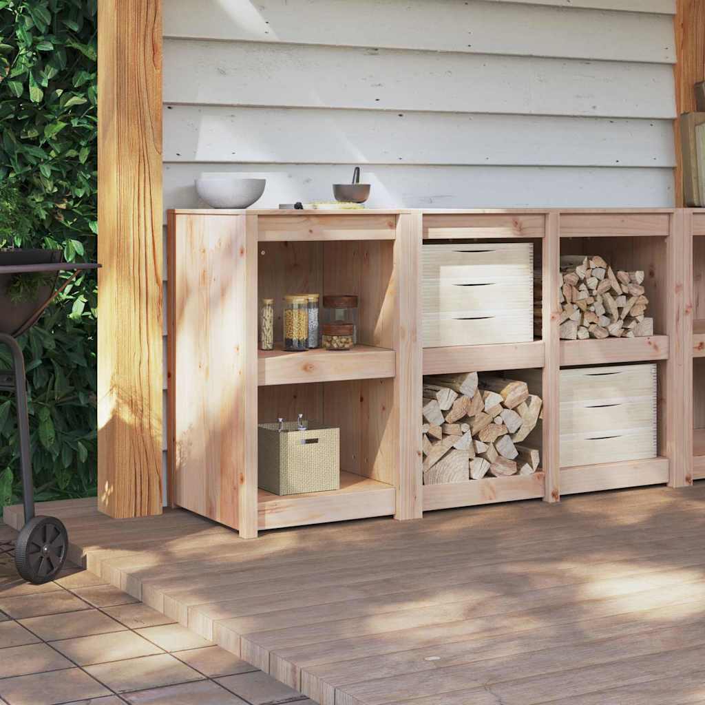 Mobile da cucina Marrone 55 x 55 x 92 cm Legno massello di pino