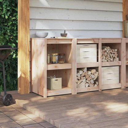 Mobile da cucina Marrone 55 x 55 x 92 cm Legno massello di pino