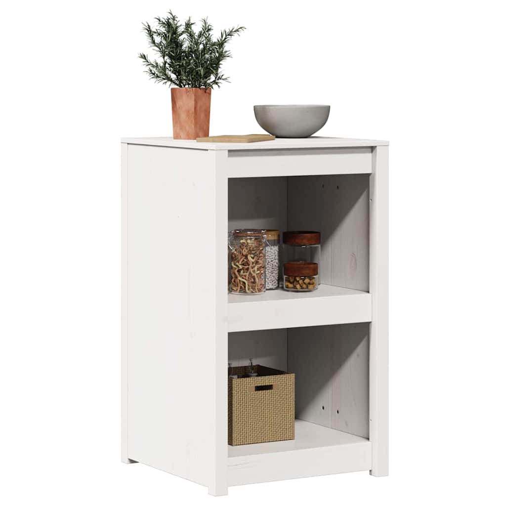 Mobile da cucina Bianco 55 x 55 x 92 cm Legno massello di pino