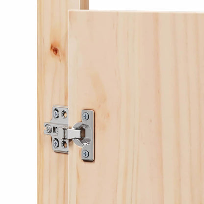 Porta da cucina Marrone 50 x 9 x 82 cm Legno massello di pino
