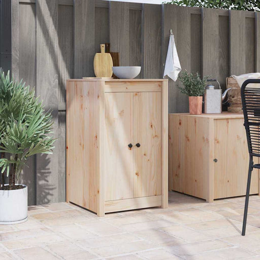 Porta da cucina Marrone 50 x 9 x 82 cm Legno massello di pino