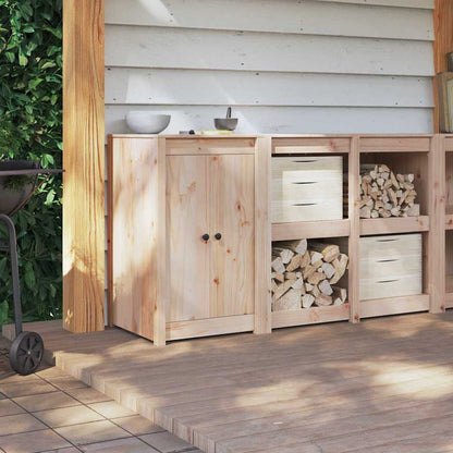 Porta da cucina Marrone 50 x 9 x 82 cm Legno massello di pino
