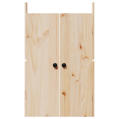 Porta da cucina con porta 2 pcs Crema 50 x 9 x 82 cm