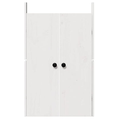 Porta da cucina Bianco 50 x 9 x 82 cm Legno massello di pino