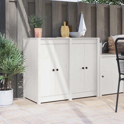 Porta da cucina MEPPEL 2 pcs Bianco 50 x 9 x 82 cm | homemem39