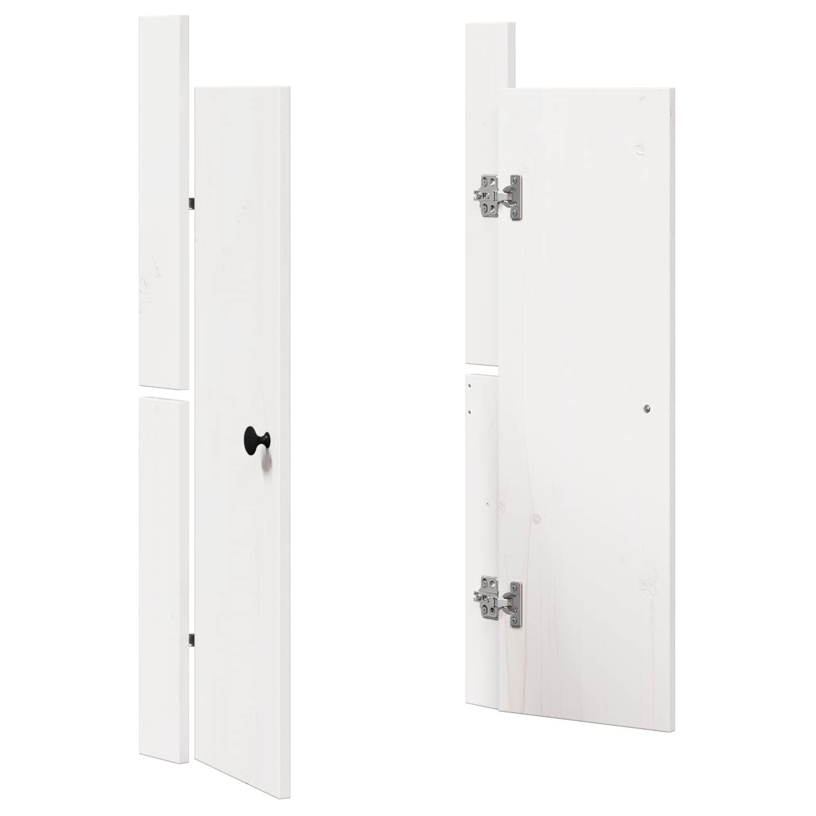 Porta da cucina MEPPEL 2 pcs Bianco 50 x 9 x 82 cm | homemem39